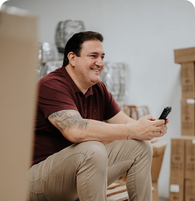 Diego Rodrigues em uma operação de e-commerce